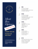 Meat Box Menu