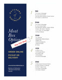 Meat Box Menu